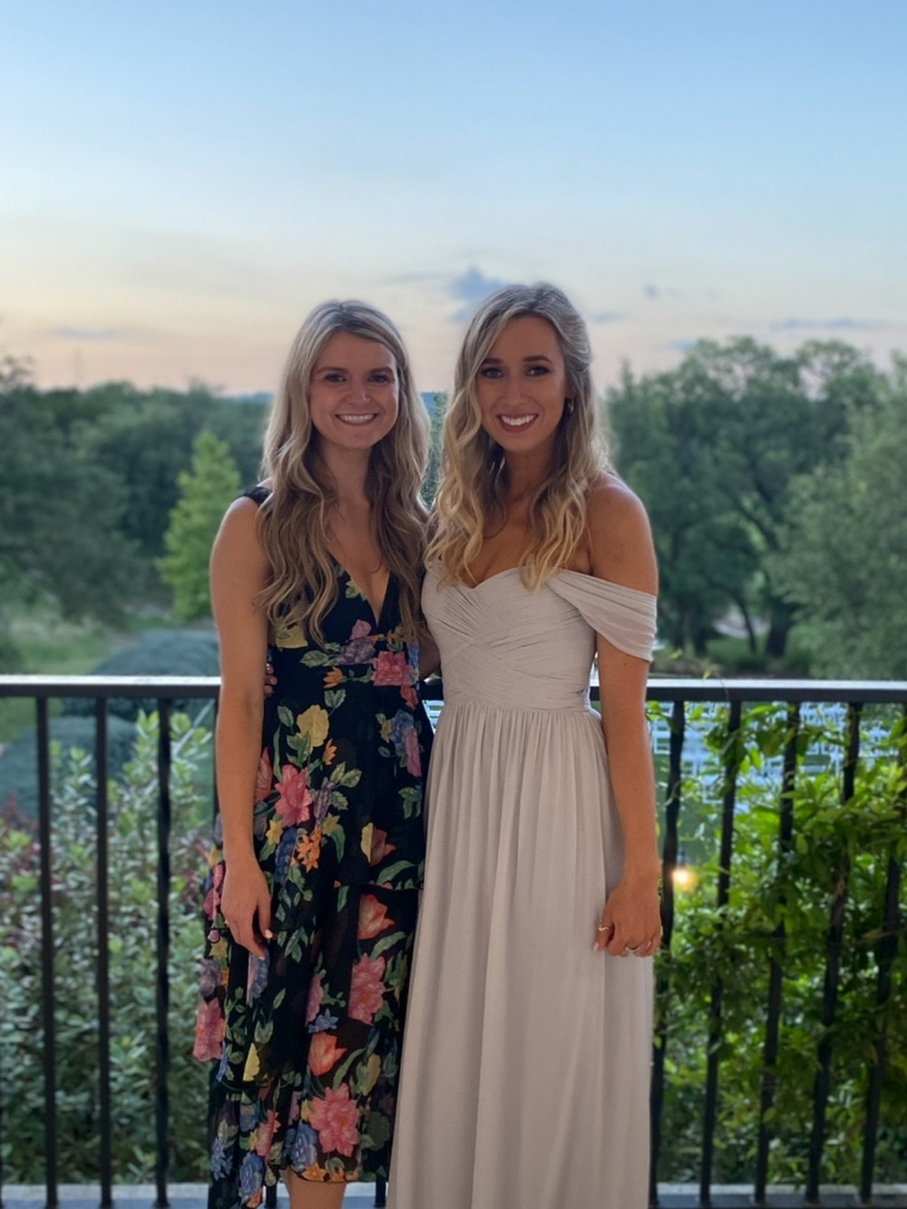 Off-Shoulder Light Gray Bridesmaid Dress